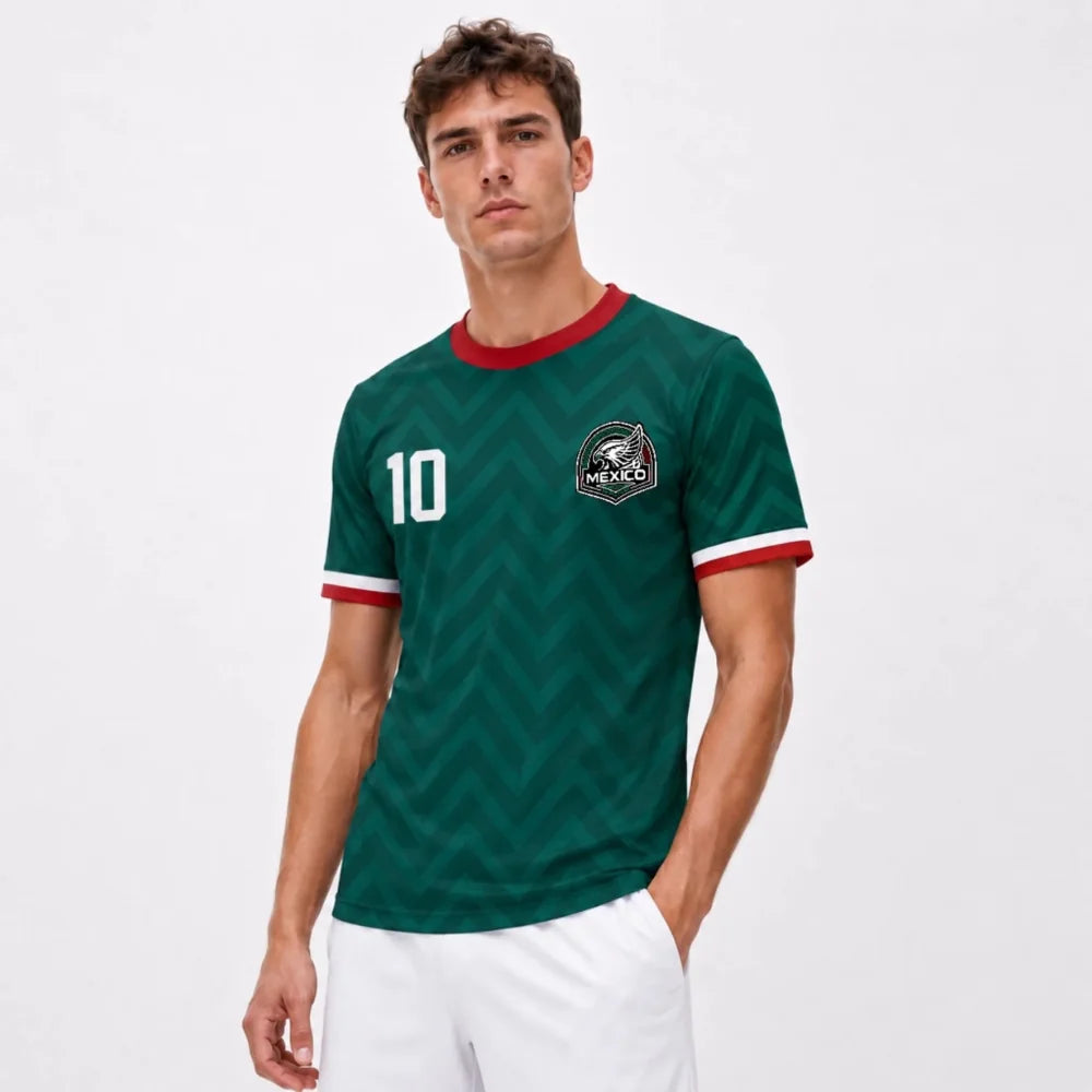 Personalized Men's Jersey T-shirt – Mexico