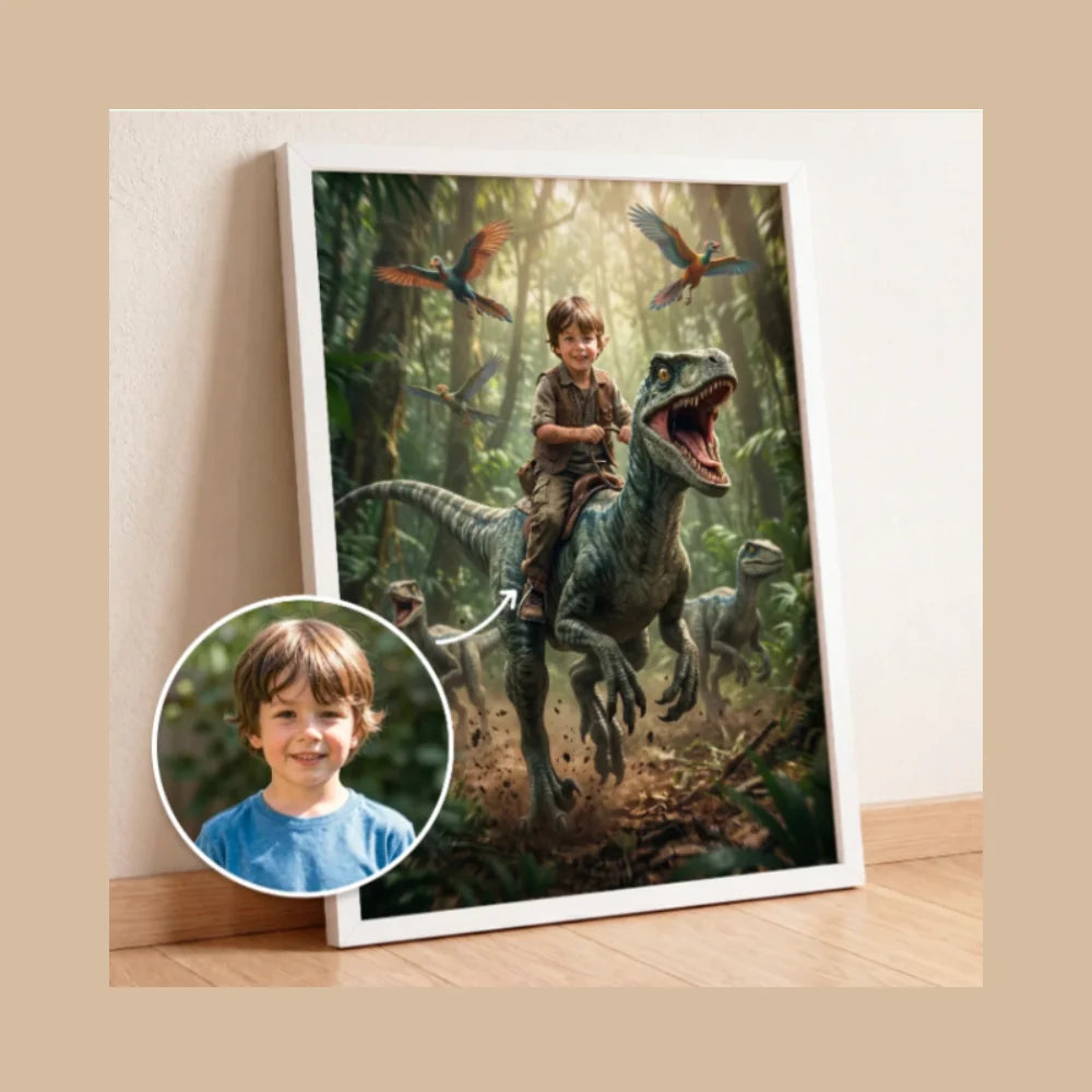 Personalized Kids Poster "Dinosaur"