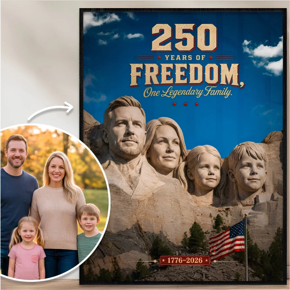 Personalized Poster "250 Years of Freedom"