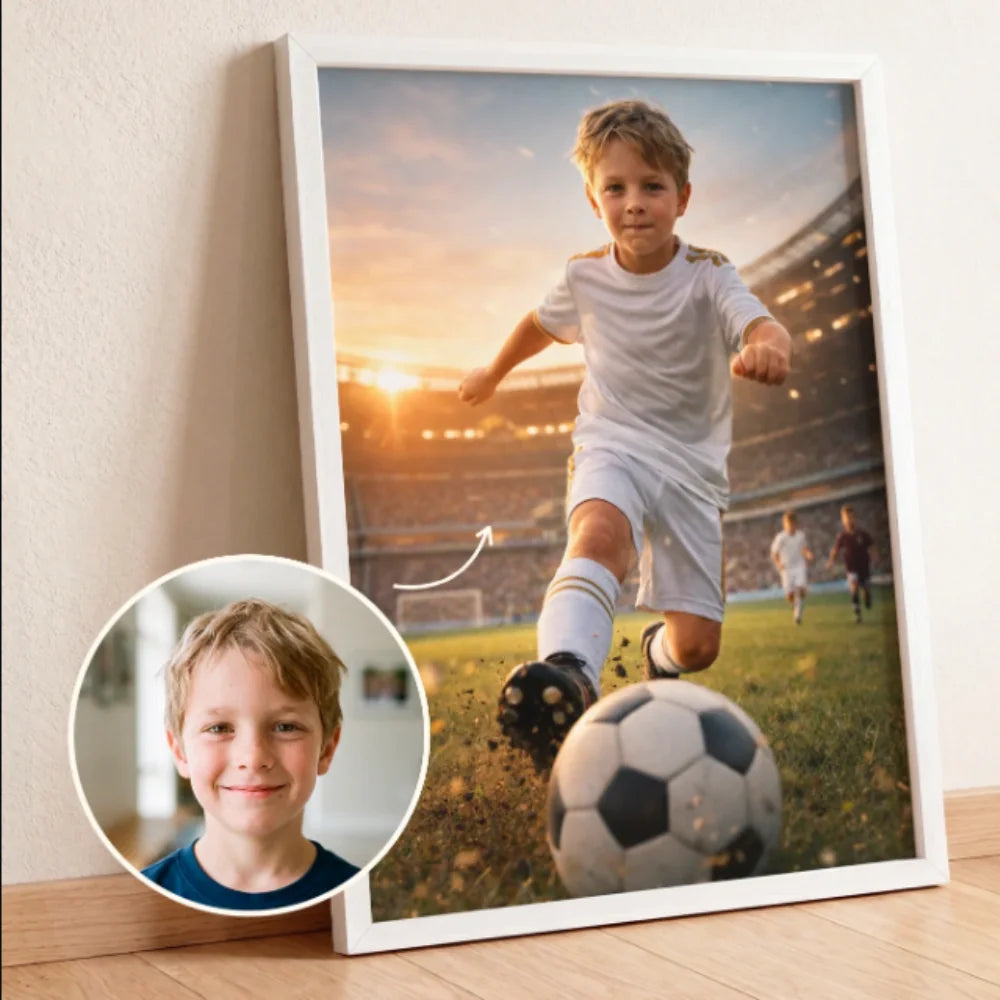 Personalized Poster "Soccer Star"