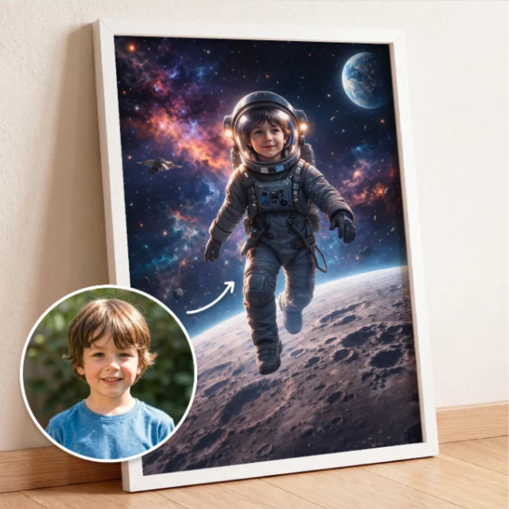 Personalized Kids Poster "Astronaut"